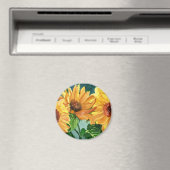 Aimant Fleurs de soleil (In Situ (Lave-vaisselle))