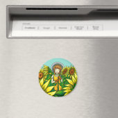 Aimant Fleurs de soleil (In Situ (Lave-vaisselle))