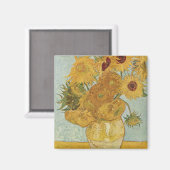 Aimant Fleurs de soleil (Recto/Verso)