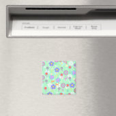 Aimant Fleurs de supercalque (In Situ (Lave-vaisselle))