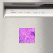 Aimant Fleurs de teintes violettes transformées (In Situ (Lave-vaisselle))