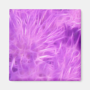Aimant Fleurs de teintes violettes transformées