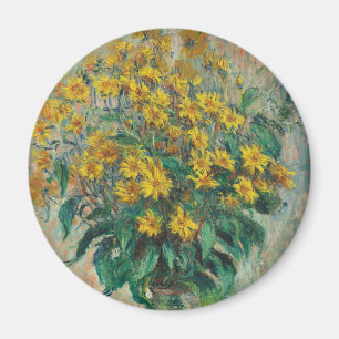 Aimant Fleurs de topinambour par Claude Monet