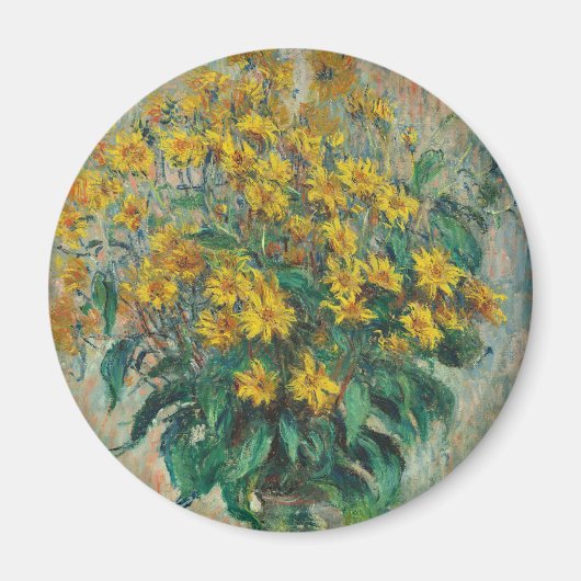 Aimant Fleurs de topinambour par Claude Monet (Devant)