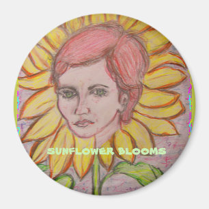 Aimant Fleurs de tournesol