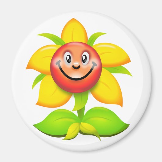 AIMANT FLEURS DE VISAGE (Devant)
