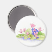 Aimant Fleurs d'eau (Recto/Verso)