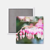 Aimant Fleurs des Coeurs Saignants (Recto/Verso)