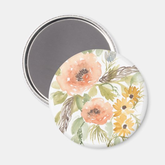 Aimant Fleurs D'Été Fin I (Recto/Verso)