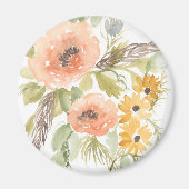 Aimant Fleurs D'Été Fin I (Devant)