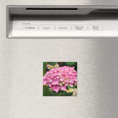 Aimant Fleurs d'hydrangée rose (In Situ (Lave-vaisselle))