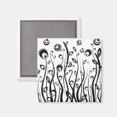 Aimant Fleurs d'imaginaire (Recto/Verso)