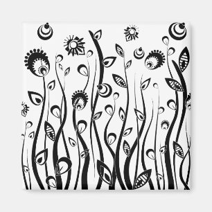 Aimant fleurs d'imaginaire