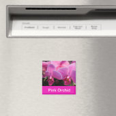 Aimant fleurs d'orchidées roses (In Situ (Lave-vaisselle))