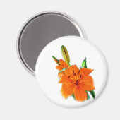 Aimant fleurs dorées (Recto/Verso)