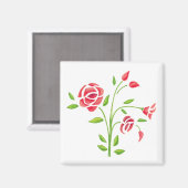 Aimant Fleurs Douces (Recto/Verso)