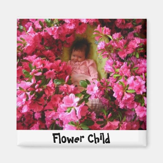 Aimant Fleurs en avril, Enfant Fleur (Devant)