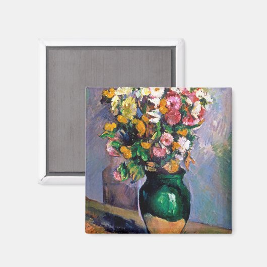 Aimant Fleurs en Vase, Cézanne (Recto/Verso)