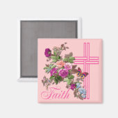 AIMANT FLEURS ET FOI (Recto/Verso)