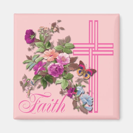 AIMANT FLEURS ET FOI (Devant)