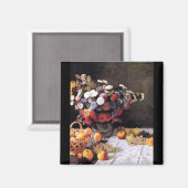 Aimant Fleurs et fruits de Claude Monet (Recto/Verso)
