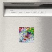 Aimant Fleurs fractales (In Situ (Lave-vaisselle))