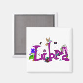 Aimant Fleurs Libra (Recto/Verso)