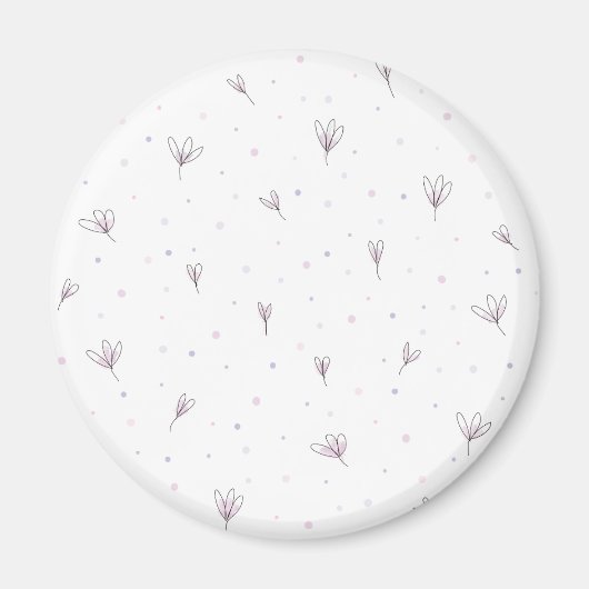 Aimant Fleurs Lilac (Devant)