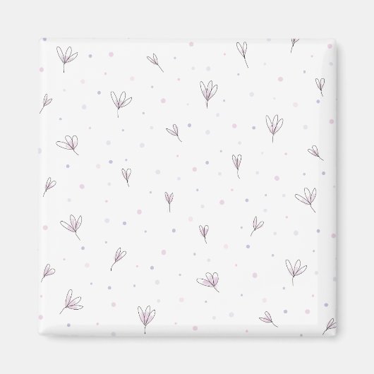 Aimant Fleurs Lilac (Devant)