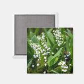 Aimant Fleurs | Lily de la vallée Suède (Recto/Verso)