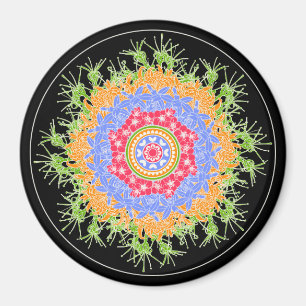 Aimant Fleurs Mah Jongg