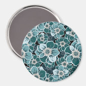 Aimant Fleurs Mandala (Recto/Verso)