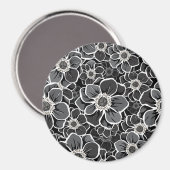 Aimant Fleurs Mandala 5 (Recto/Verso)