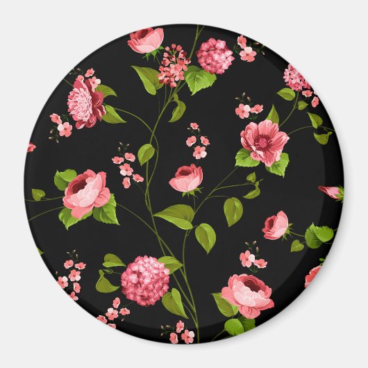 Aimant Fleurs Motif 18 (Devant)