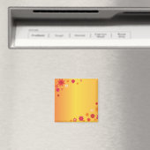 Aimant Fleurs orange (In Situ (Lave-vaisselle))