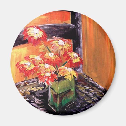 Aimant Fleurs pour vous (Devant)