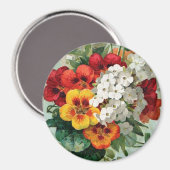 Aimant Fleurs pour vous (Recto/Verso)