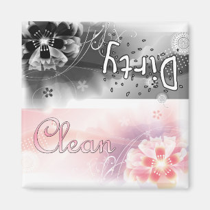 Aimant Fleurs - propres ou sales