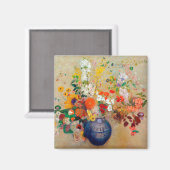 Aimant Fleurs, Redon (Recto/Verso)