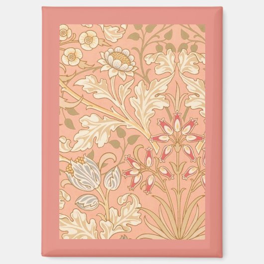 Aimant Fleurs Rose Pastel (Recto)