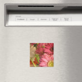 Aimant Fleurs roses (In Situ (Lave-vaisselle))