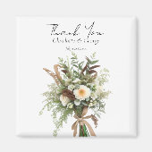 Aimant Fleurs rustiques mariage bouquet mariage faveurs (Devant)