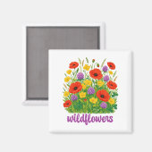 Aimant fleurs sauvages (Recto/Verso)
