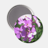 Aimant Fleurs sauvages violets (Recto/Verso)