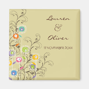 Aimant Fleurs super Jardin Whimsical Chic Enregistrer La