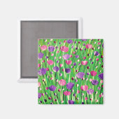 Aimant Fleurs Sur La Parade (Recto/Verso)