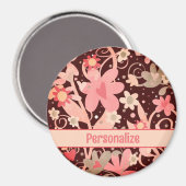 Aimant Fleurs tendance Personnalisées Inspiritisme modern (Recto/Verso)