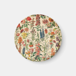 Aimant Fleurs vintages
