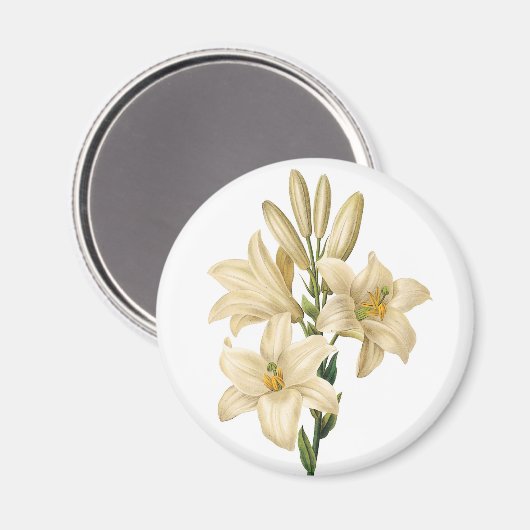 Aimant Fleurs vintages 1 (Recto/Verso)