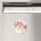 Aimant Fleurs Vintages élégantes (In Situ (Lave-vaisselle))